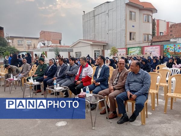 گرامیداشت هفته پدافند غیر عامل در قائمشهر