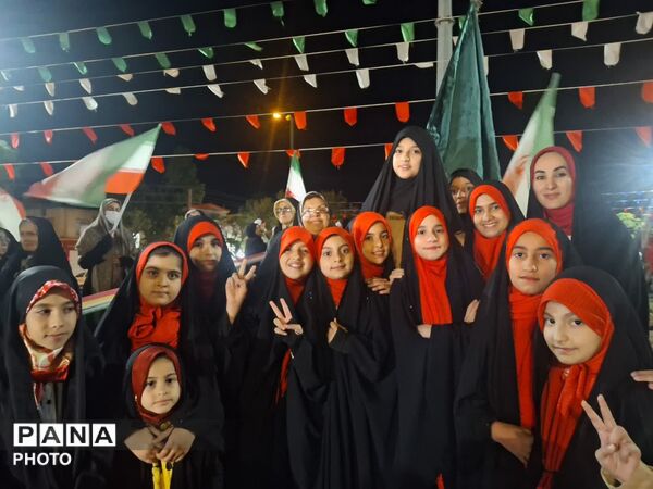 جشن میلاد امام موسی کاظم(ع) با حضور پرشور و متحد مردم