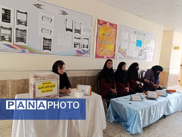 انتخابات شورای دانش‌آموزی در دبیرستان نسیبه شهرستان سملقان