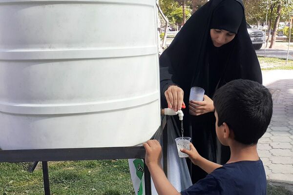  مراسم ختم دعای عرفه کنار مزار شهدای گمنام نسیم شهر 