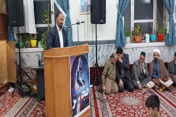 محفل انس با قرآن کریم  در مسجد جامع شهر بار نیشابور 
