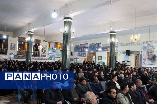 مراسم یادبود پنجمین سالگرد شهادت حاج قاسم سلیمانی در شهرستان سرعین 