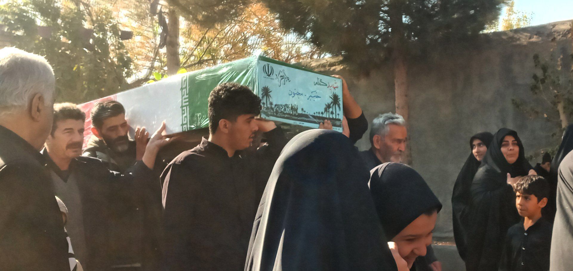 عزاداری فاطمی با حضور شهید گمنام در روستای ورجان قم