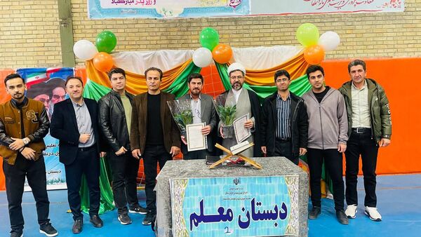 جشن میلاد حضرت علی (ع) در مدرسه معلم آشخانه 
