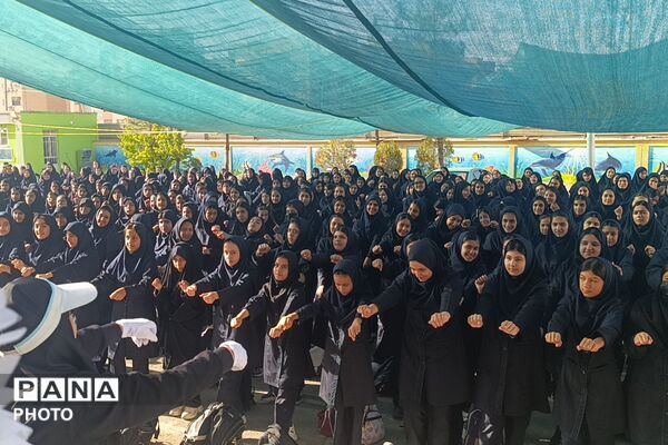 زنگ مهر و ایثار در دبیرستان مهر نیشابور