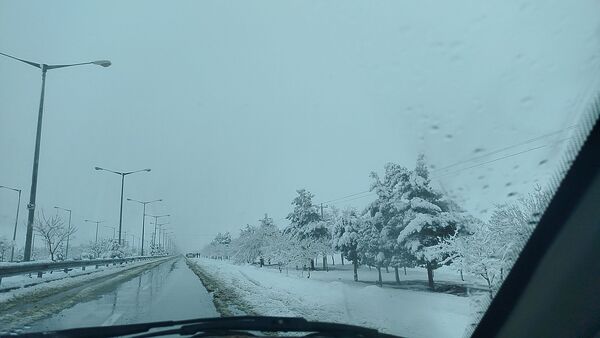 جلوه های زیبا از بارش برف در شهرستان نیشابور 