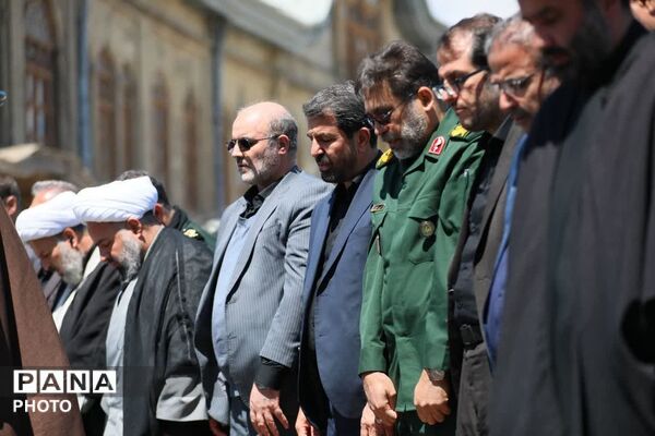 مراسم چهلمین روز شهادت قائد شهید حضرت آیت‌الله امام خامنه‌ای در همدان