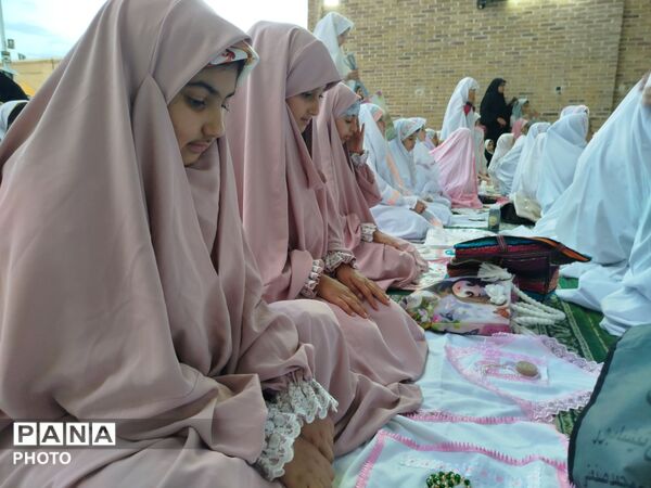 مراسم جشن تکلیف فرشته های زمینی در مسجد جامع شهرستان نیشابور