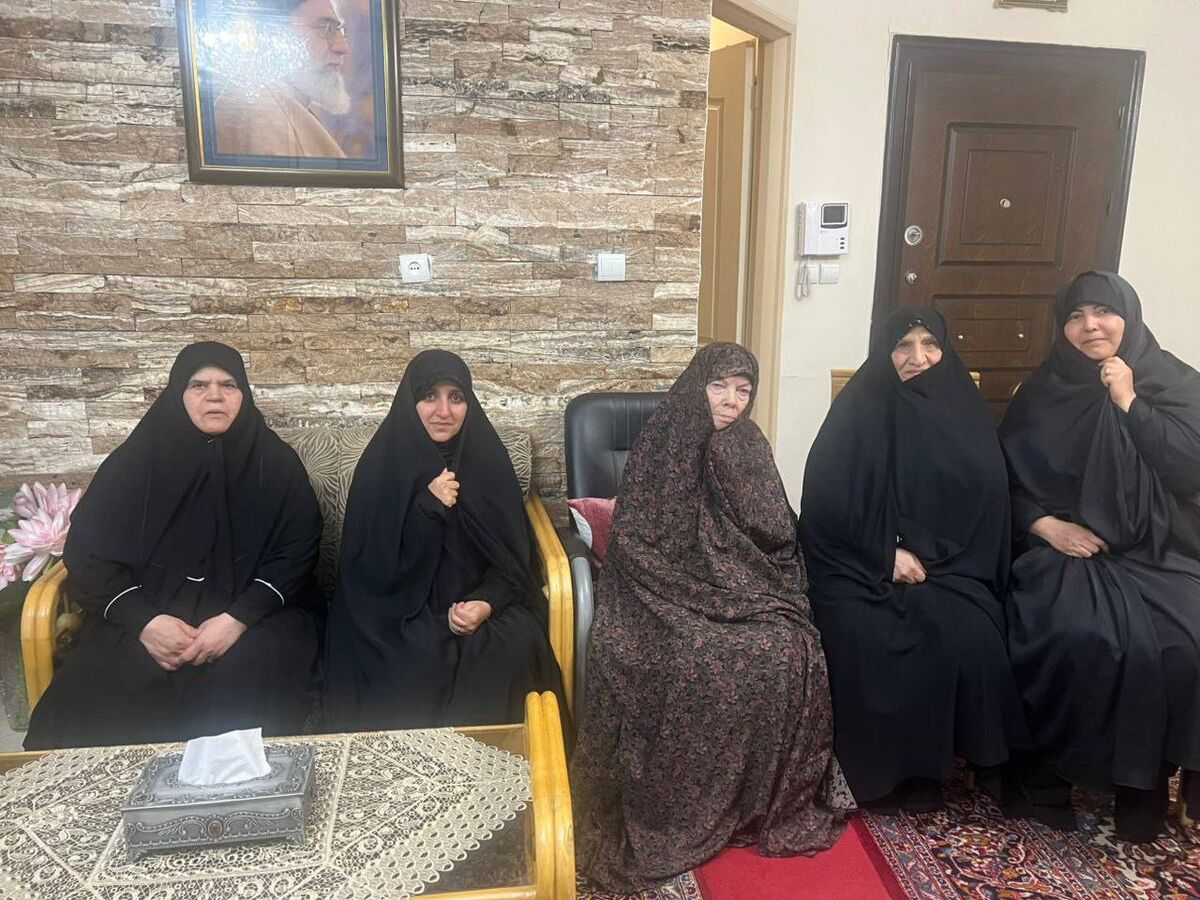 دیدار معاون رئیس‌جمهور در امور زنان و خانواده با مادر شهید باقری