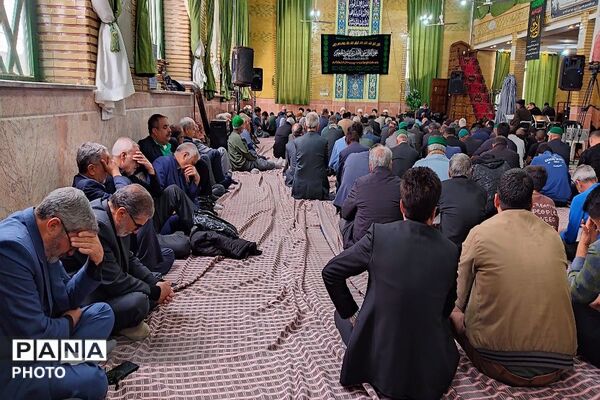 مراسم عزاداری شهادت امام جعفر صادق علیه السلام در حسینیه شهربار