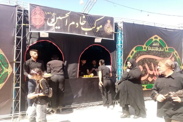 برگزاری مراسم گرامیداشت تاسوعای حسینی در شهر تیتکانلو 