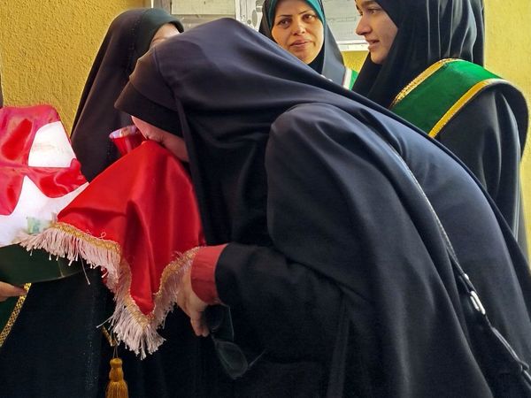 مدراس شهرستان قدس میزبان پرچم حرم امام حسین (ع) و شهید گمنام 