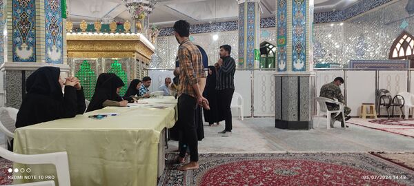 انتخابات ریاست‌جمهوری در بقعه متبرکه بی‌بی شطیطه نیشابور