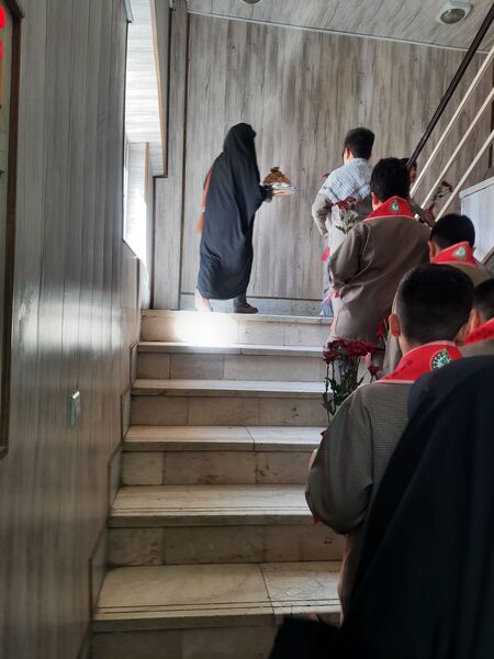 دیدار دانش آموزان پیشتاز با پرسنل نیروی انتظامی نیشابور