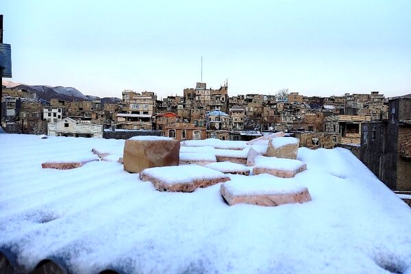 جلوه زمستانی طبیعت شهر بار نیشابور 