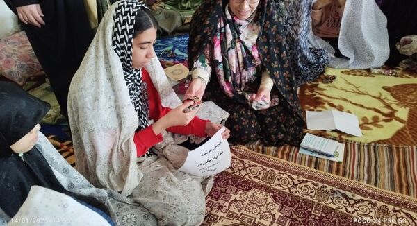 برگزاری مراسم اعتکاف توسط دانش آموزان دبیرستان شهدای فرهنگی ۲