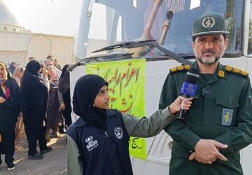 اعزام دانش‌آموزان رودانی به سفر معنوی راهیان نور