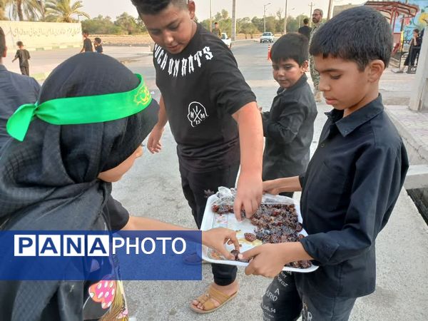 تشییع نمادین پیکر امام حسین(ع) در گمبوعه بزرگ