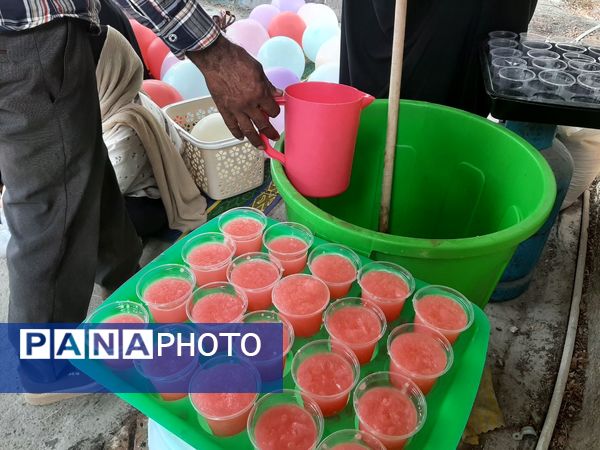 موکب سازمان دانش‌آموزی میناب در میلاد پیامبراکرم(ص)