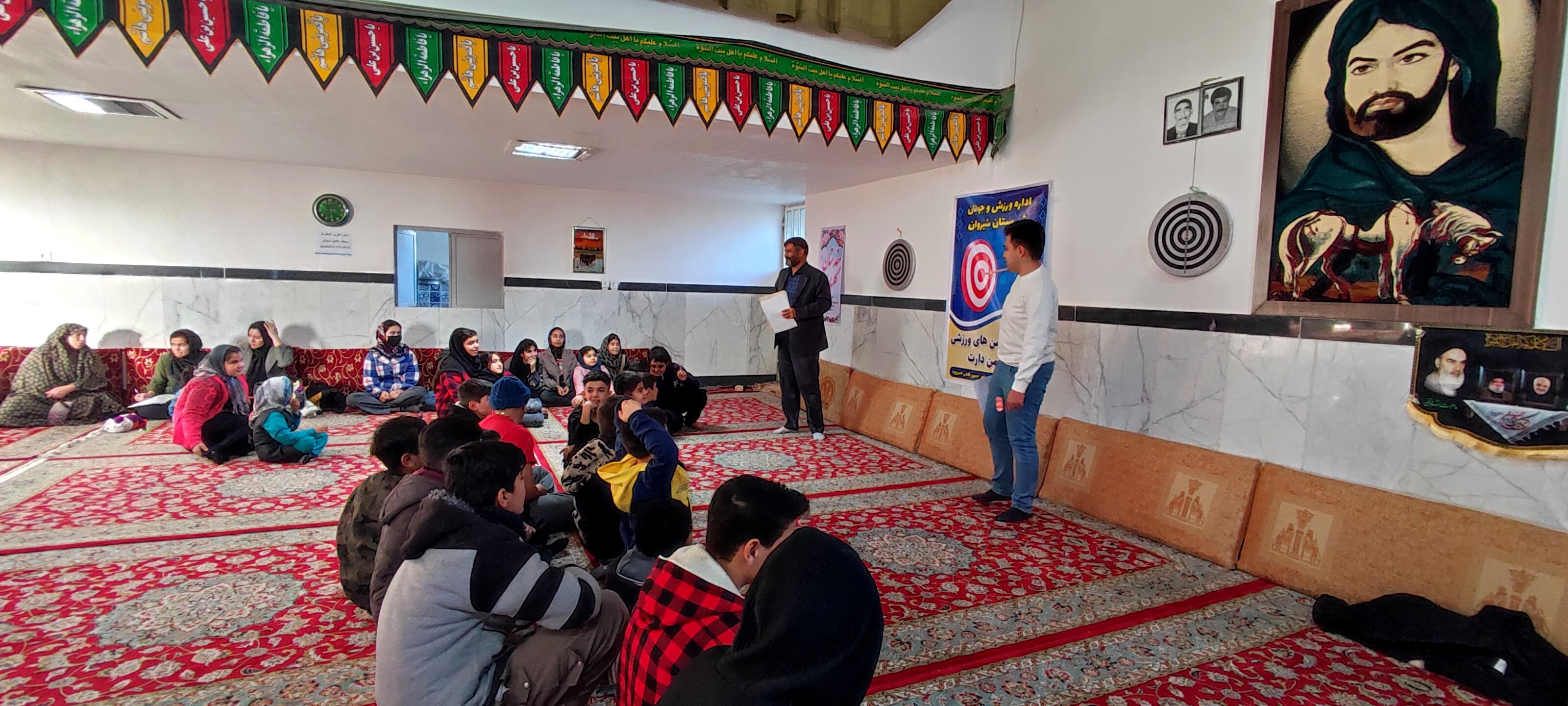 برگزاری مسابقات استعدادیابی دارت در روستای تنسوان شیروان