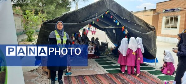 زنگ سلامت به مناسبت هفته‌ سلامت در مدرسه قرآنی سمیه فاروج 