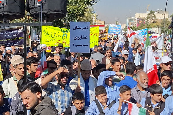 ۱۳ آبان در شیراز ؛ تجلی شور انقلابی نسل امروز