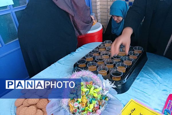جشن نیمه شعبان در دبیرستان حاج محمود رضوی ناحیه ۴ شیراز