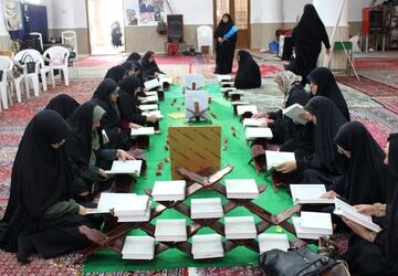 مراسم چهلم تدفین پیکر رهبر شهید ایران در نظرآباد برگزار شد