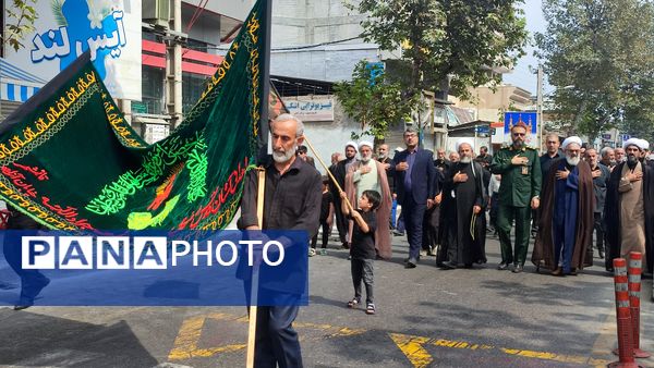 آیین دسته‌روی شهادت امام رضا(ع) در قائمشهر 