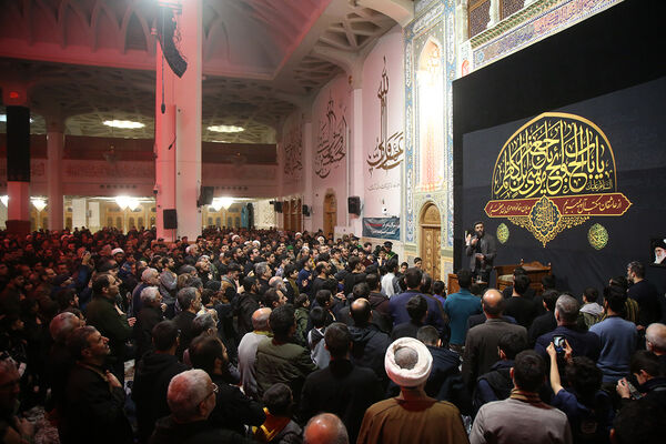 مراسم عزاداری سالروز شهادت هفتمین امام در حرم حضرت معصومه(س)
