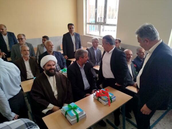  افتتاحیه مدرسه ۶ کلاسه نسیم دانایی روستای فدافن