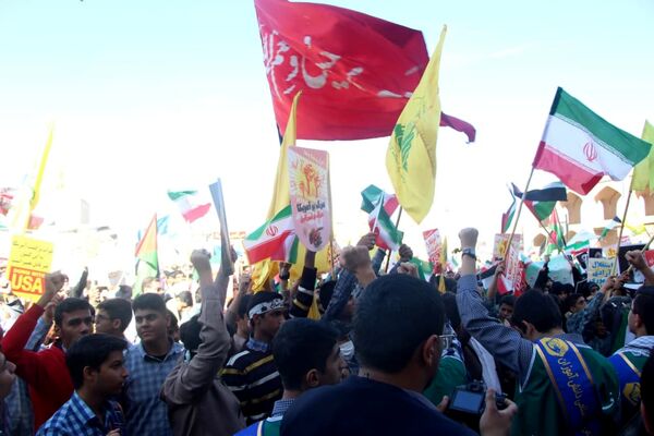 مراسم 13 آبان ماه سالروز تسخیر لانه جاسوسی آمریکا در یزد 
