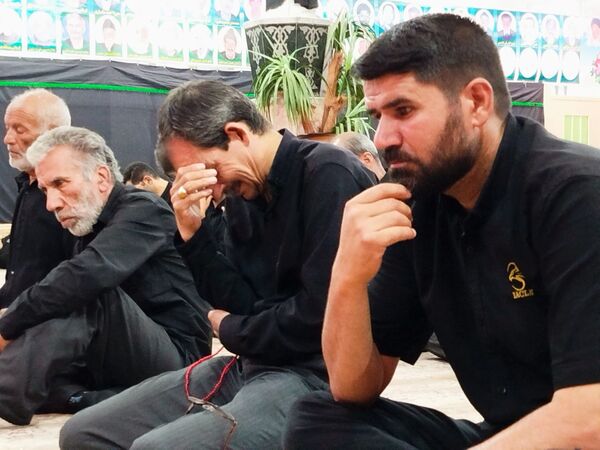 شور حسینی در هیئت شاهزاده قاسم ابن الحسن روستای فدافن