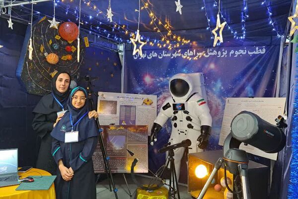 غرفه پژوهش سرای زکریای رازی، جذاب ترین غرفه نمایشگاه دستاوردهای پژوهشی دانش آموزان شهرستانهای تهران 