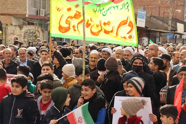 راهپیمایی ۲۲ بهمن بخش بندپی شرقی