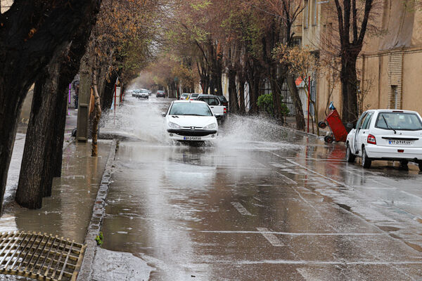 باران نوروزی در آباده