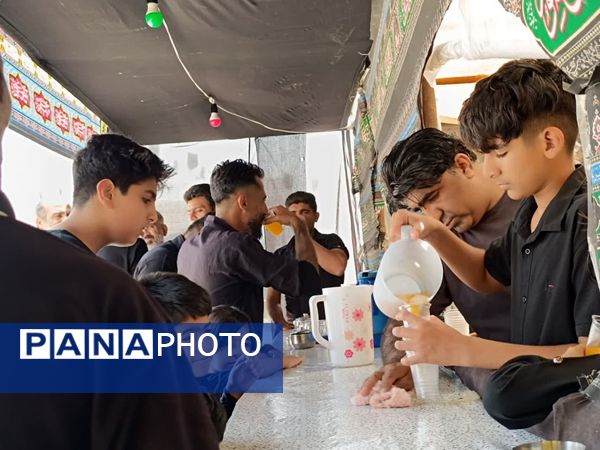 باعشق امام حسین (ع) خدمت می‌کنم