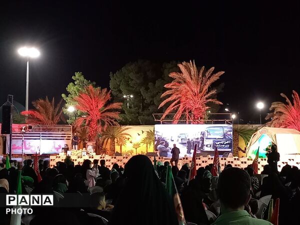 حضور پرشور و مداوم مردم بیرجند در تجمعات شبانه