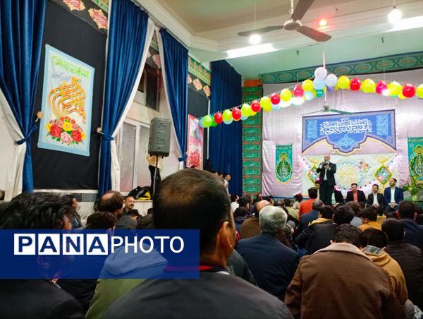 جشن ولادت حضرت مهدی (عج) در روستای فدافن