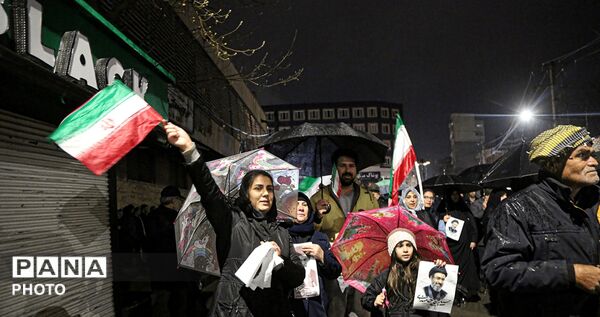 خروش شبانه کرمانشاه در عشق به ایران