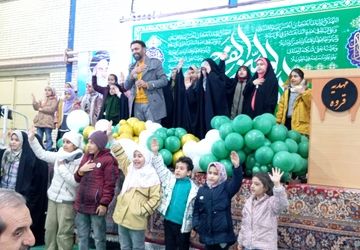 قروه غرق در نور و شادی؛ جشن باشکوه نیمه‌شعبان برگزار شد