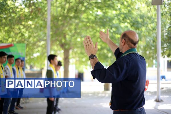 روز اول پیش اردوی ملی پیشتازان پسر سازمان دانش‌آموزی آذربایجان شرقی