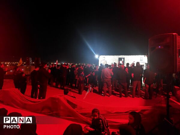 آیین سوگواری شب‌های محرم در هیئت مکتب‌الزهرا(س) حاجی‌آباد