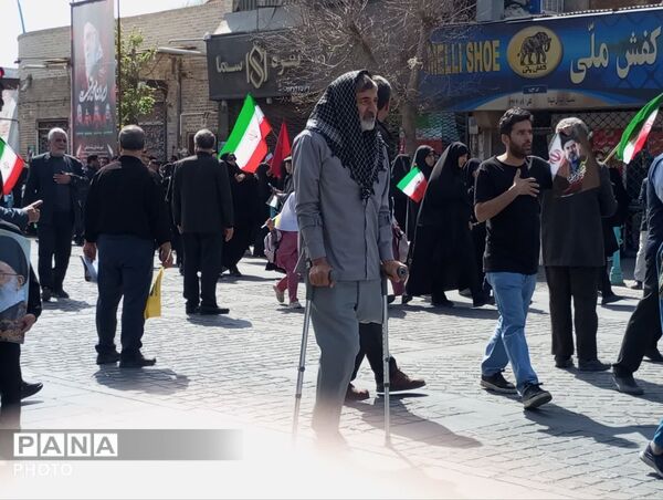 راهپیمایی روز قدس در شهر جهانی یزد