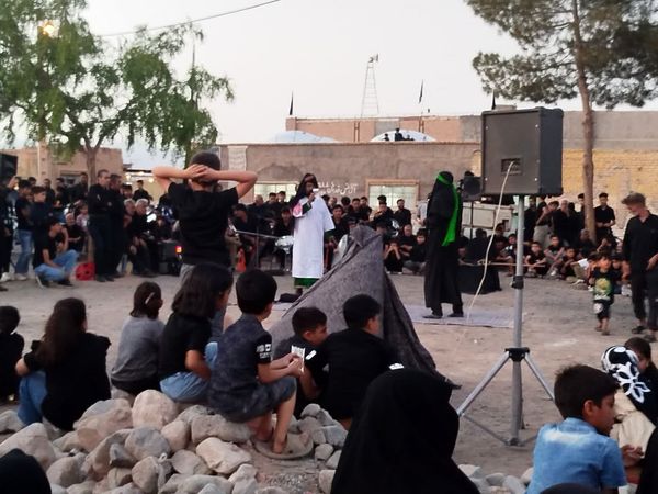 شبیه خوانی عصر عاشورا در روستای فدافن
