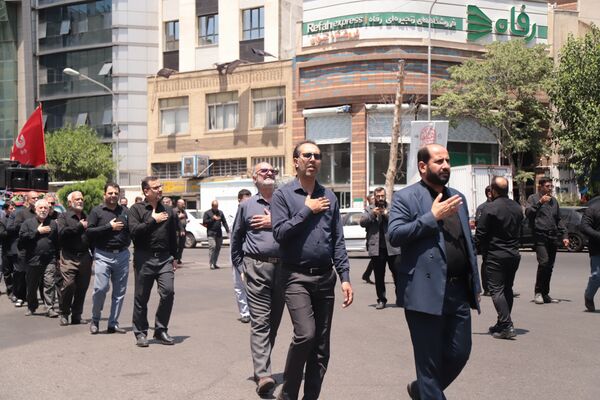 برپایی دسته عزاداری اداره‌کل آموزش و پرورش شهر تهران 