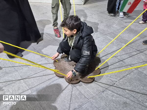 برپایی غرفه فرهنگی سازمان دانش‌آموزی در میدان المپیک