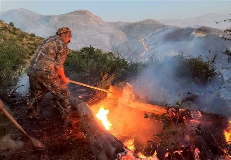 هشدار گسترش آتش‌سوزی در پارک ملی تندوره