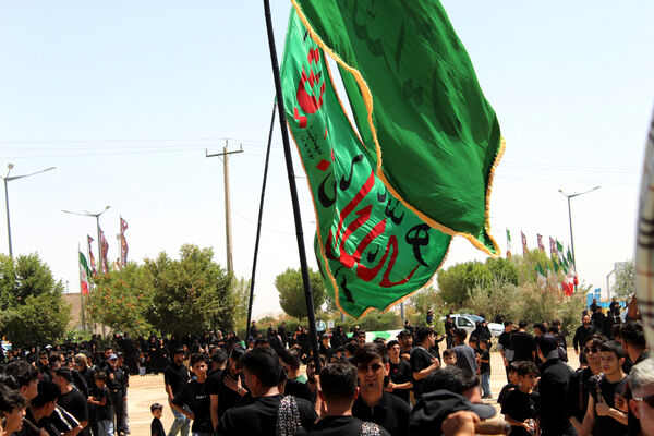 عزاداری تاسوعای حسینی در شهر درق 