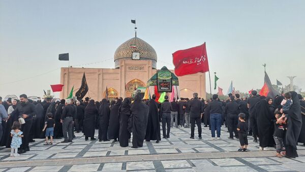 حضور گسترده هیئات مذهبی در بارگاه منور امام زاده محمد عابد 